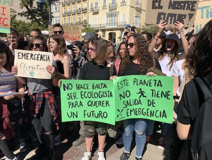 Protests in Valencia.