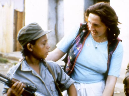 La periodista Carmen Sarmiento, en una entrega de 'Los marginados'.