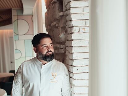 El cocinero Juanlu Fernández, en el restaurante Lú Cocina y Alma.