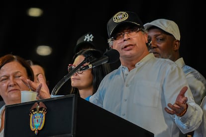 El presidente colombiano Gustavo Petro, el 12 de junio del 2025, en Cali, Colombia.