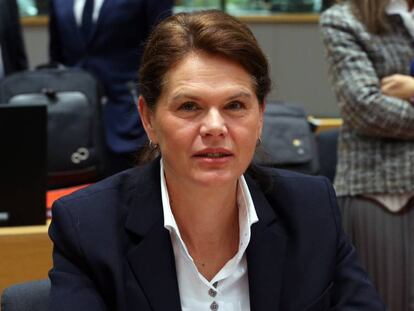 Alenka Bratušek, ministra de Infraestructuras de Eslovenia.