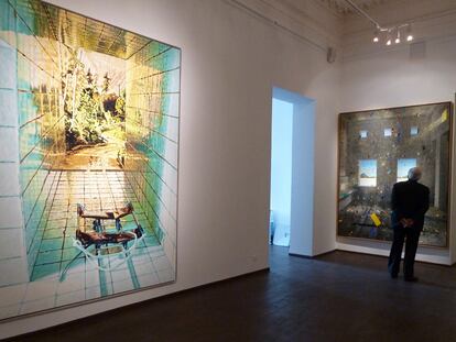 Aspecto de la exposición <i>Ficciones y realidades</i>, instalada en el Museo de Arte Moderno de Moscú.