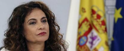 La ministra de Hacienda, María Jesús Montero.