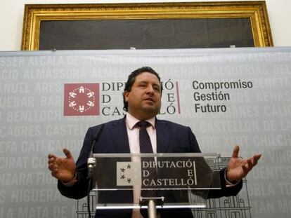 El presidente de la Diputación de Castellón, Javier Moliner.