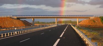 Una autopista de Abertis en España.