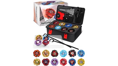 Set de peonzas giratorias.