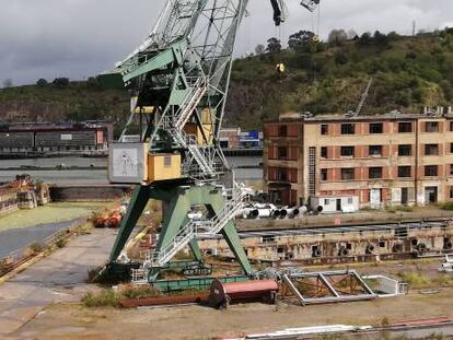 Instalaciones de La Naval en Sestao (Bizkaia).