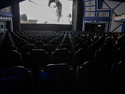 Una sala del cine Comedia de Barcelona.