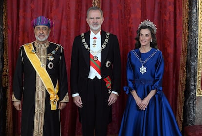 Cena de los Reyes y el sultán de Omán