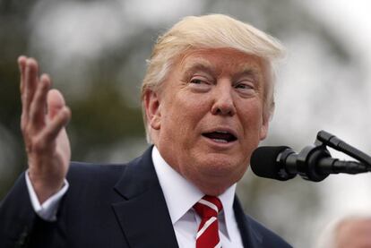 El presidente Trump en Washington.