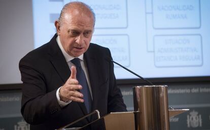 Jorge Fernández Díaz durante la presentación de este miércoles.