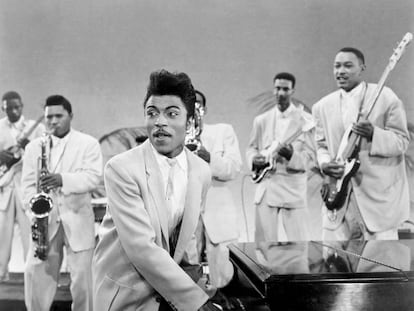 El músico Little Richard, en un concierto alrededor de 1956.