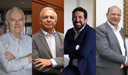 José Antonio Ocampo, Ricardo Bonilla, Diego Guevara y Germán Ávila.
