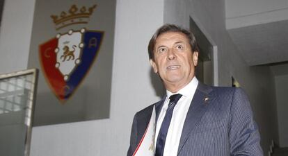 Miguel Archanco, presidente de Osasuna.