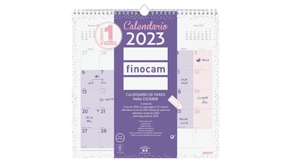 Calendario 2023 de Finocam, varios colores