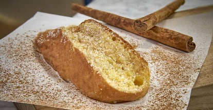 Torrija "saludable" de Panod, donde las hornean en lugar de freírlas.