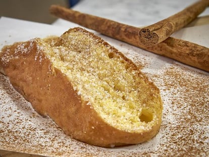 Torrija "saludable" de Panod, donde las hornean en lugar de freírlas.