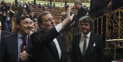 Mariano Rajoy després de ser investit president.