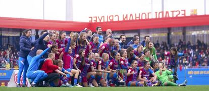 El FC Barcelona ganó la última liga de la primera división femenina.