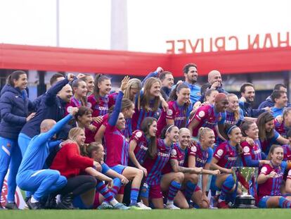 El FC Barcelona ganó la última liga de la primera división femenina.