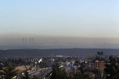 Contamination over Madrid in 2012. 