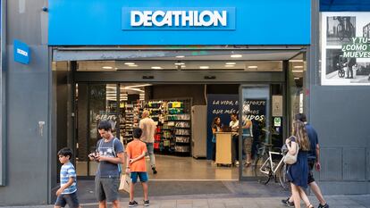 Tienda de Decathlon en Madrid, en 2023.