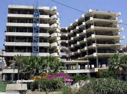 Viviendas en construcci&oacute;n en Estepona, M&aacute;laga.