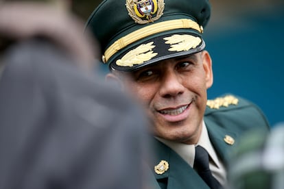 El comandante del Ejército Nacional de Colombia, Eduardo Enrique Zapateiro, en Bogotá, el 30 de diciembre de 2019.