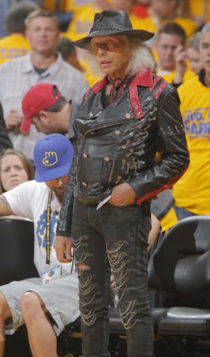 James Goldstein en un partido entre Los Angeles Clippers y Golden State Warriors.