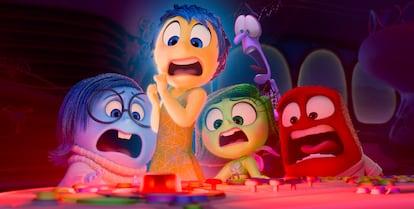 This image released by Disney/Pixar shows a scene from 'Inside Out 2.'