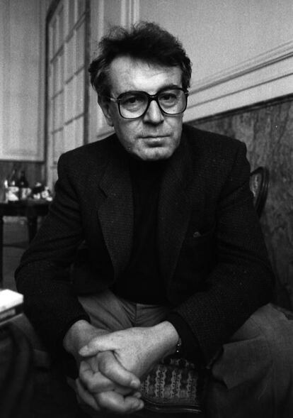 Milos Forman posa para el diario EL PAÍS, en una entrevista en 1985.