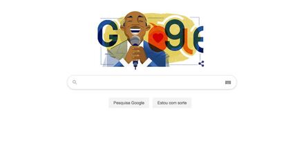 Doodle em homenagem aos 105º Aniversário de.