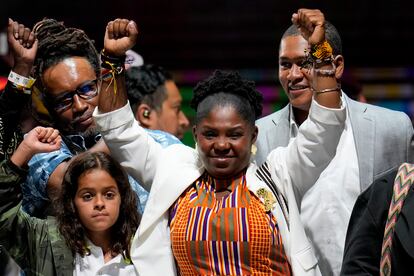 Francia Márquez, primera vicepresidenta afro en Colombia.