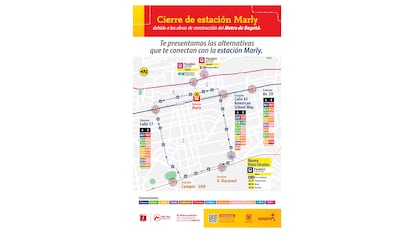 COLOMBIA - TRANSMILENIO - ESTACION MARLY