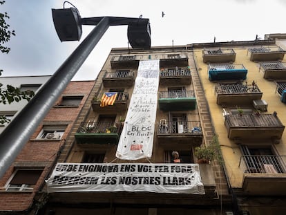 Edificio del barrio del Poble-sec de Barcelona