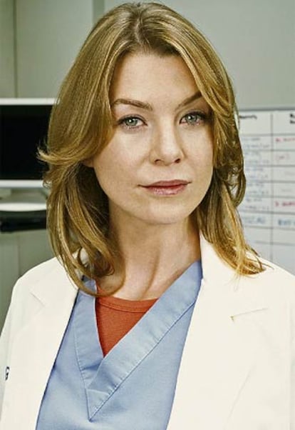 Ellen Pompeo, protagonista de <i>Anatomía de Grey.</i>