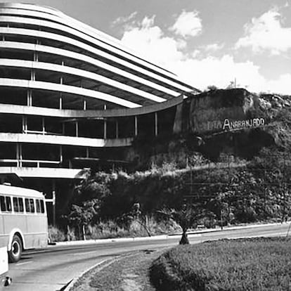 Imagen del Helicoide en 1961.