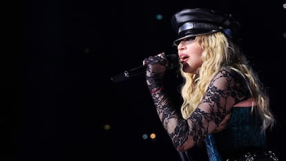 Madonna durante un concierto de su tour 'Celebration', en Londres, en octubre de 2023.