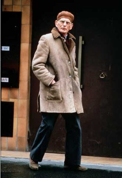 Samuel Beckett, en una fotografía tomada en París en 1986.