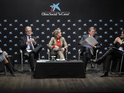 Cristina Garmendia, Manuel Mar&iacute;n, Berna G&oacute;nzalez Harbour, I&ntilde;igo M&eacute;ndez de Vigo y Jos&eacute; Ignacio Torreblanca.