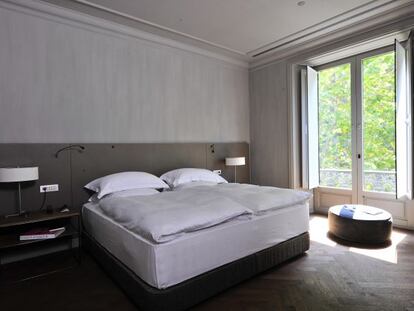 Habitaci&oacute;n del hotel AlmaBarcelona. 