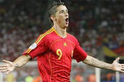 El segundo gol de Fernando Torres, que afianzaba la victoria española, fue el minuto más seguido de todo el encuentro.
