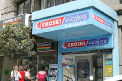 Agencia de Eroski Viajes.