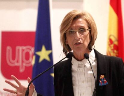 UPyD Rosa Díez in Alcalá de Henares.