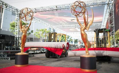 Preparação para o 68º Emmy Awards.