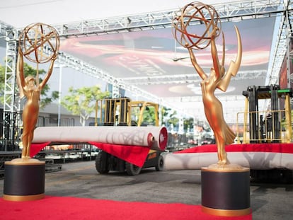 Preparação para o 68º Emmy Awards.