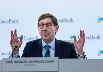 El presidente de CaixaBank, José Ignacio Goirigolzarri.