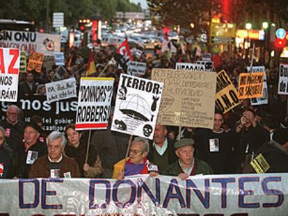 Manifestación por la celebración de la Conferencia de Donantes