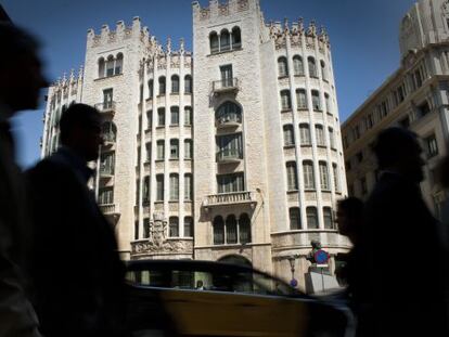 Uno de los edificios susceptible de ser recalificado como hotel, en la confluencia entre Via Laietana y Junqueras.
