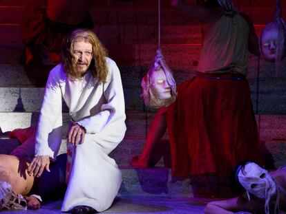 Ted Neeley, en el musical 'Jesus Christ Superstar'.